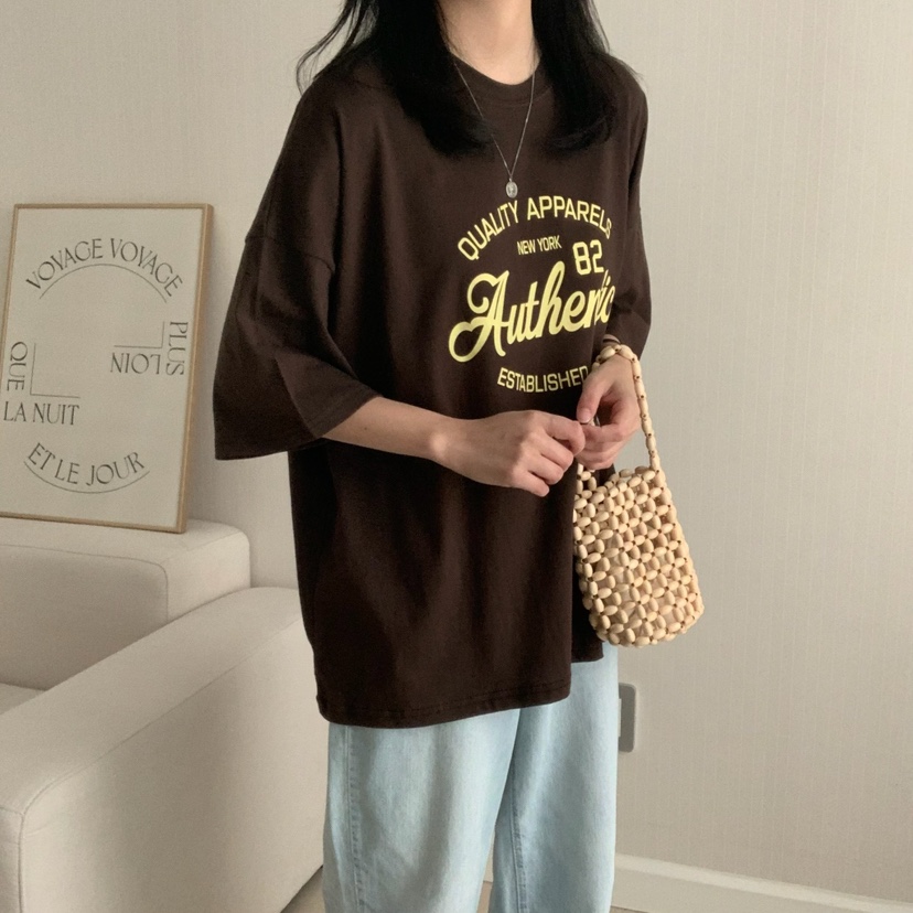 HELLO JINI韓國直郵㊣女裝新品休閑時尚熱賣推薦人氣25春夏T恤HELLO JINIT恤