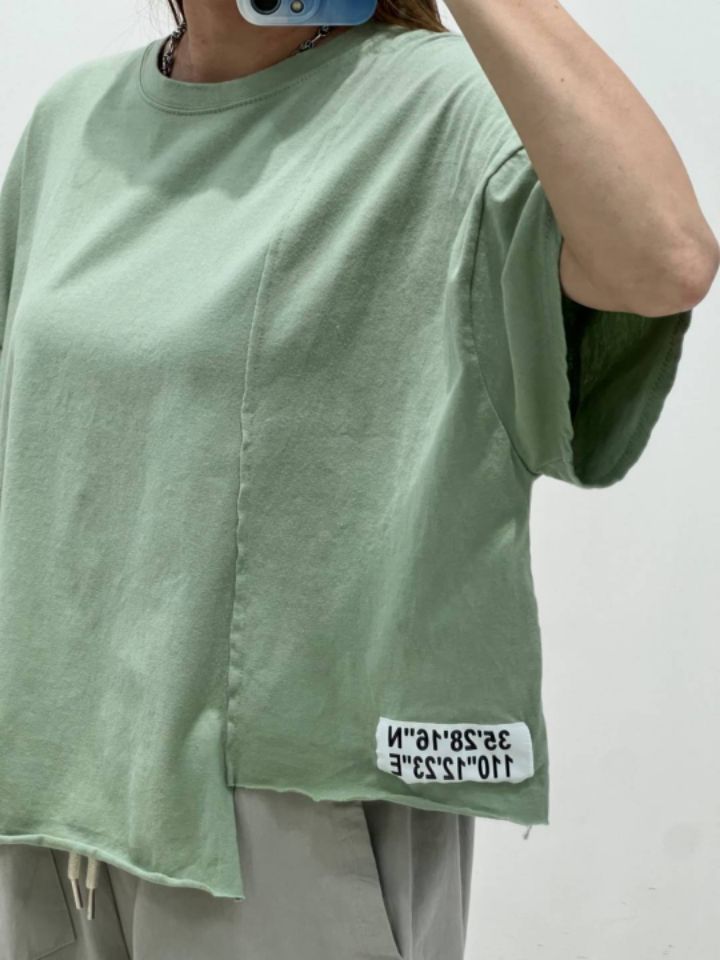 ZACCU直郵韓國代購㊣女裝新品25春夏休閑熱賣時尚推薦人氣T恤ZACCUT恤