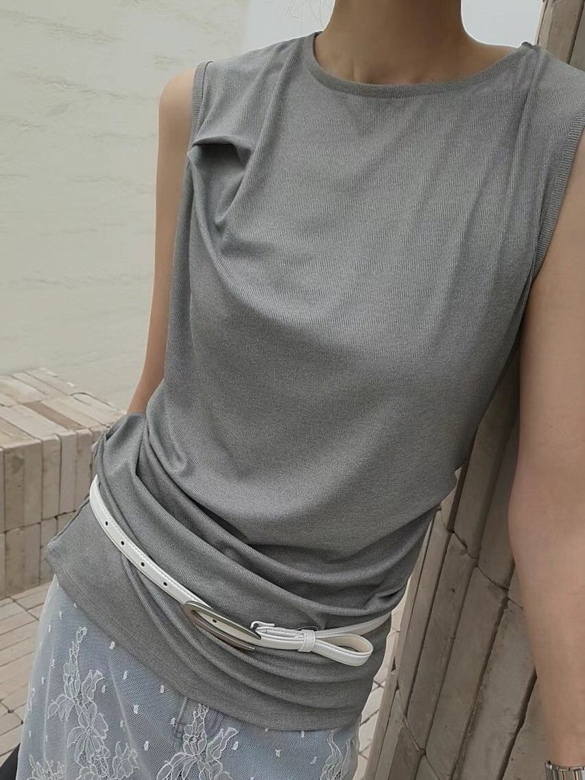 GENTLE B韓國㊣直郵東大門代購女裝新款熱賣休閑吊帶背心披肩GENTLE B吊帶/背心