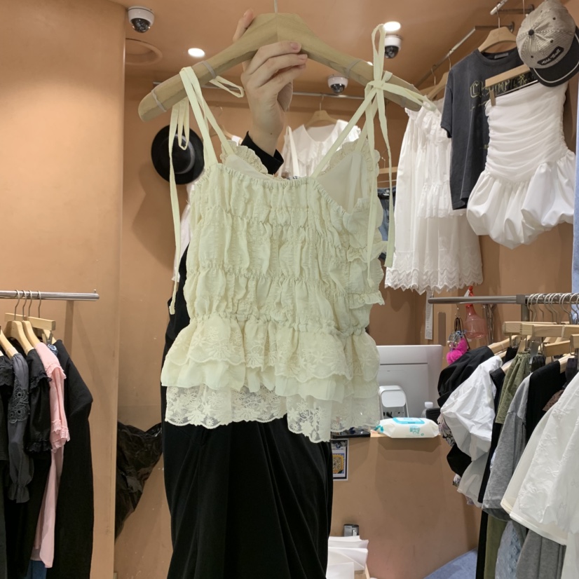 BY FLOW韓國㊣直郵東大門代購女裝新品人氣時尚25春夏吊帶背心BY FLOW吊帶/背心
