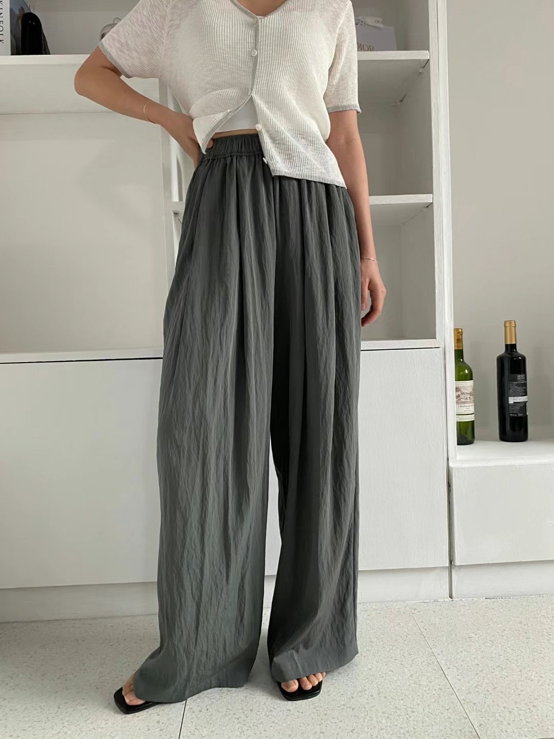 MARFA-말파-T韓國㊣直郵東大門代購女裝新品25春夏休閑褲MARFA-T休閑褲圖色2