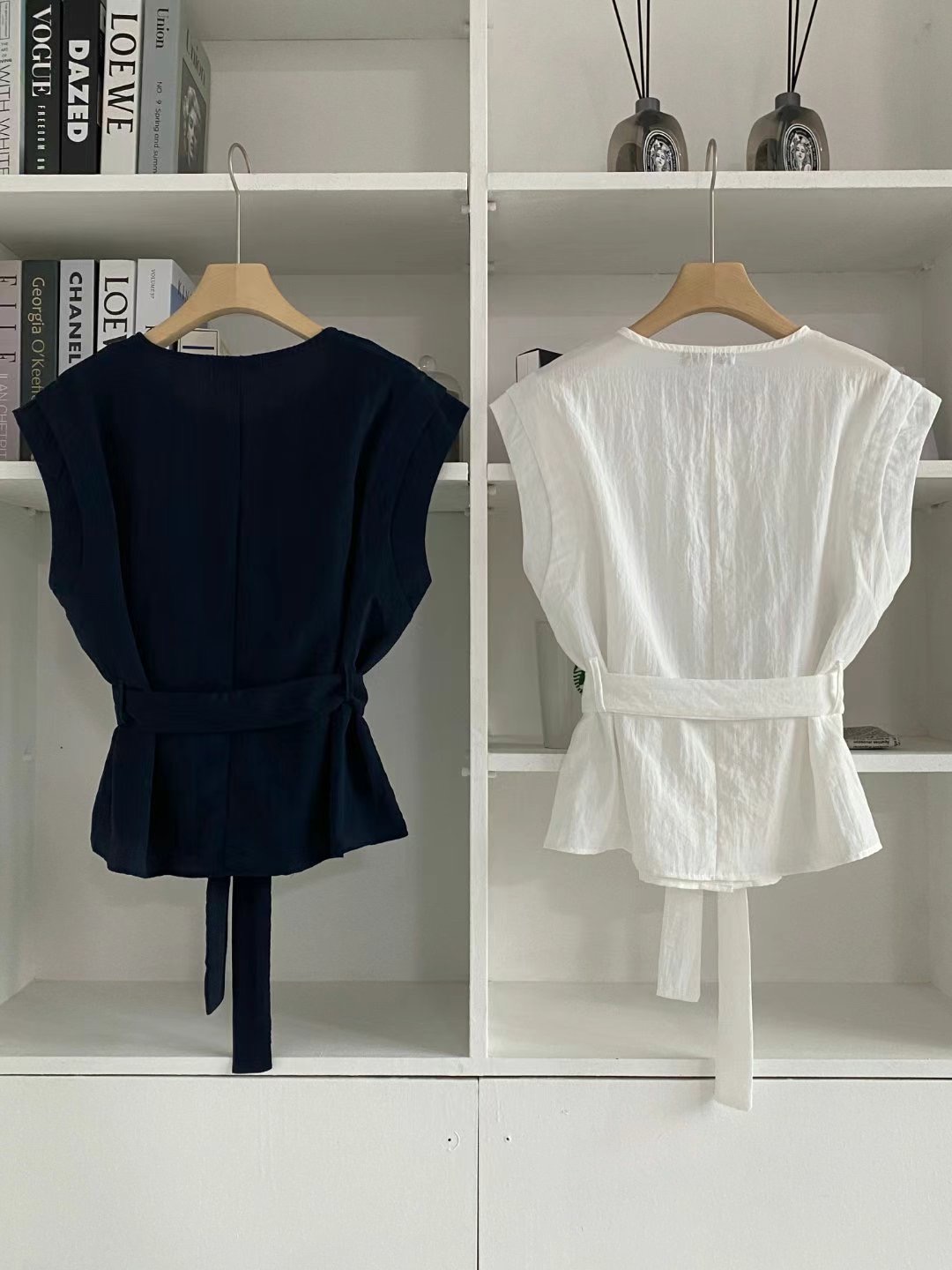 MARFA-말파-T直郵韓國代購㊣女裝新品25春夏熱賣馬甲含腰帶MARFA-T馬甲