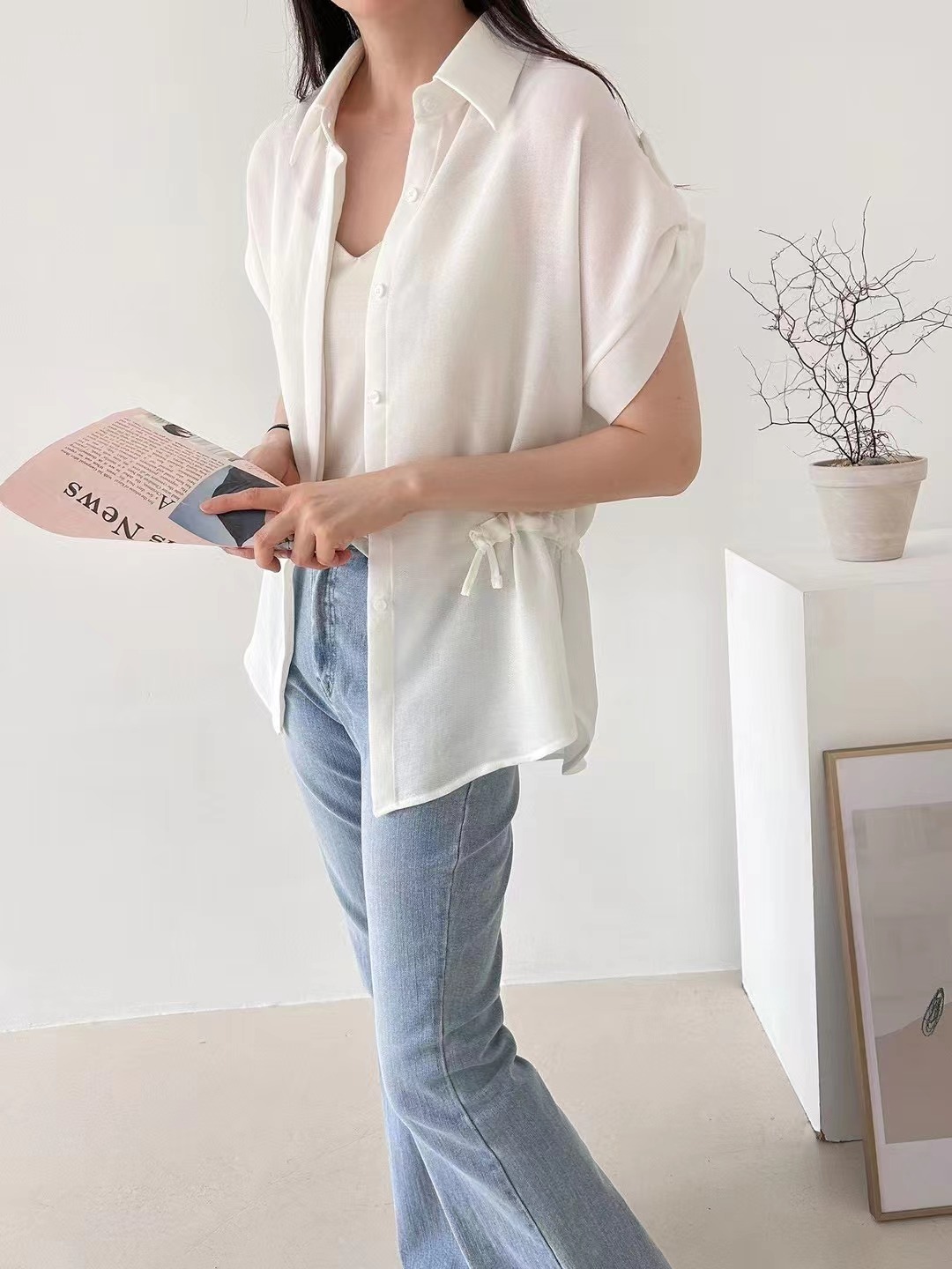 DAILY PROJECT-데일리프로젝트-T韓國直郵㊣東大門實拍女裝新品熱賣襯衫蕾絲衫DAILY PROJECT襯衫/蕾絲衫