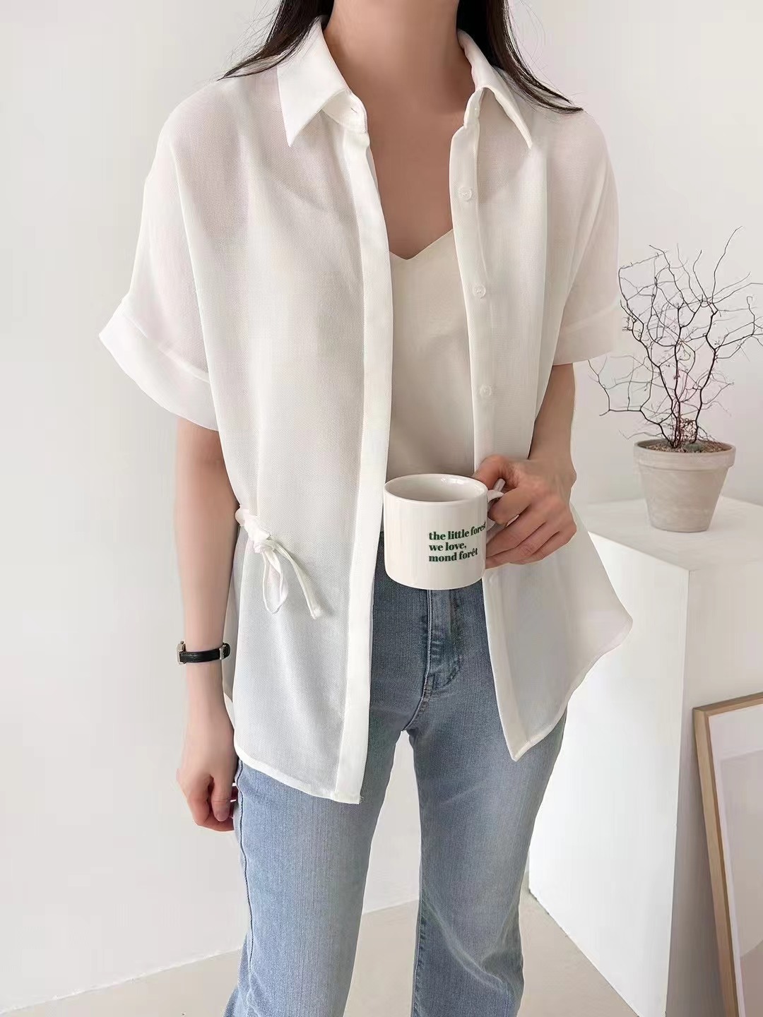 DAILY PROJECT-데일리프로젝트-T韓國直郵㊣東大門實拍女裝新品熱賣襯衫蕾絲衫DAILY PROJECT襯衫/蕾絲衫