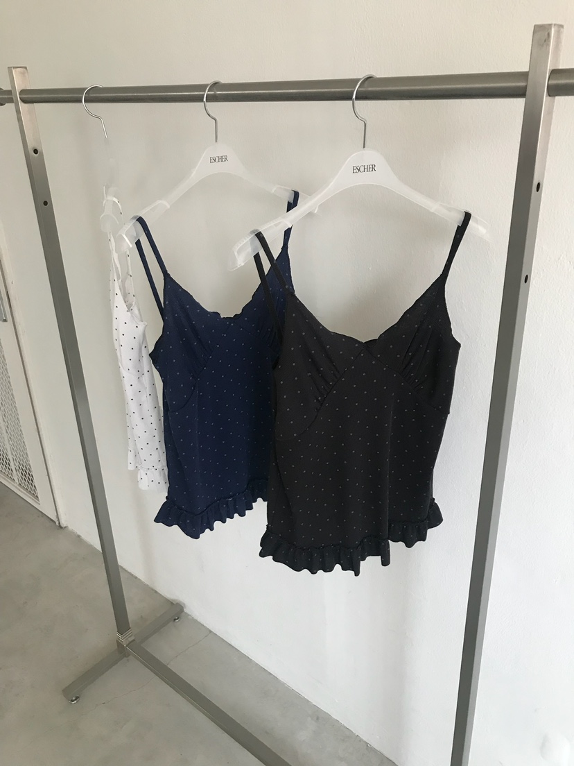 ESCHER韓國㊣直郵東大門代購女裝新款休閑時尚25春夏吊帶背心ESCHER吊帶/背心