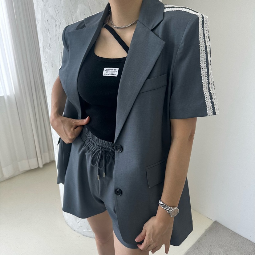 MABEL-Q韓國直郵㊣女裝新品推薦休閑人氣25春夏時尚熱賣短褲SOUIT by mabel-Q短褲