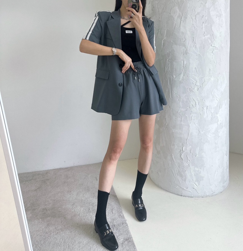 MABEL-Q韓國直郵㊣女裝新品推薦休閑人氣25春夏時尚熱賣短褲SOUIT by mabel-Q短褲