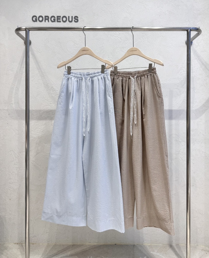 GORGEOUS直郵韓國代購㊣女裝新品時尚人氣熱賣25春夏休閑褲GORGEOUS休閑褲