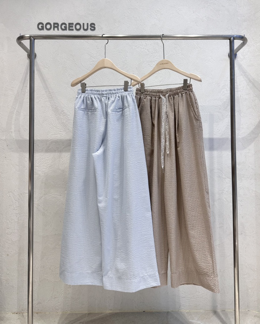 GORGEOUS直郵韓國代購㊣女裝新品時尚人氣熱賣25春夏休閑褲GORGEOUS休閑褲
