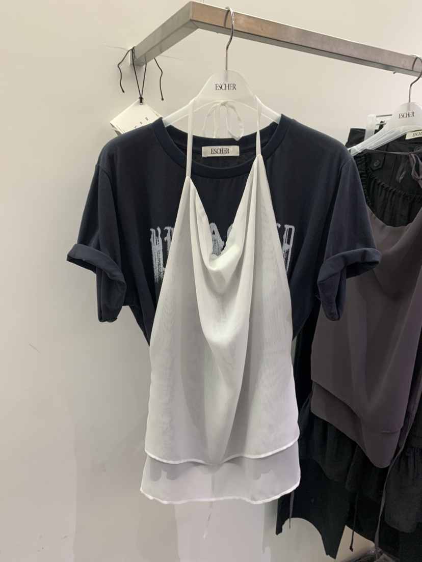 ESCHER直郵韓國代購㊣女裝新款人氣時尚休閑推薦熱賣25春夏上衣ESCHER上衣圖色2