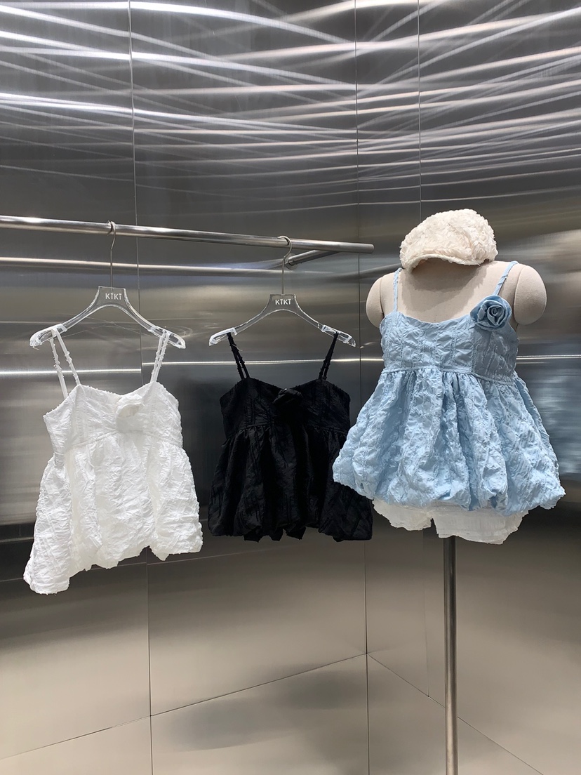 KIKI韓國直郵㊣東大門實拍女裝新品時尚推薦人氣熱賣吊帶背心KIKI吊帶/背心