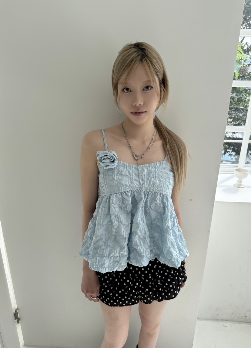 KIKI韓國直郵㊣東大門實拍女裝新品時尚推薦人氣熱賣吊帶背心KIKI吊帶/背心