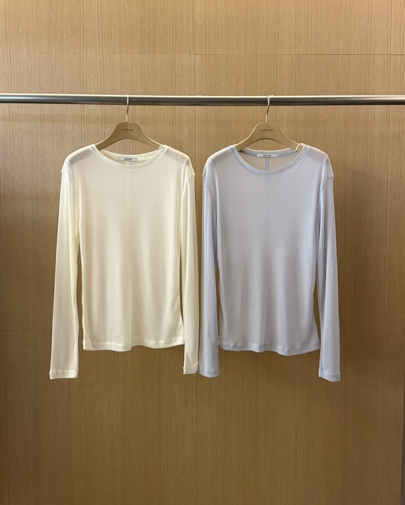 CULLUM直郵韓國代購㊣女裝新品熱賣推薦休閑時尚25春夏長袖T恤CULLUM長袖T恤