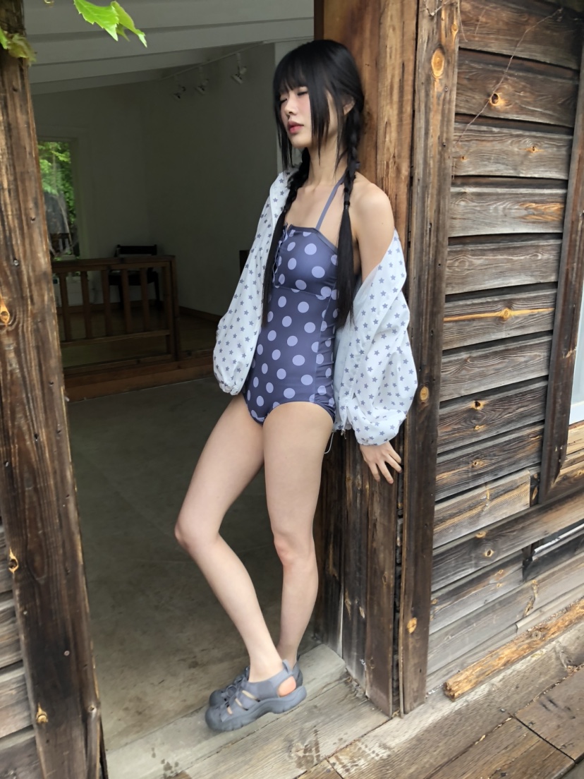 FLASH韓國直郵㊣東大門實拍女裝新品熱賣休閑推薦25春夏泳裝FLASH泳裝