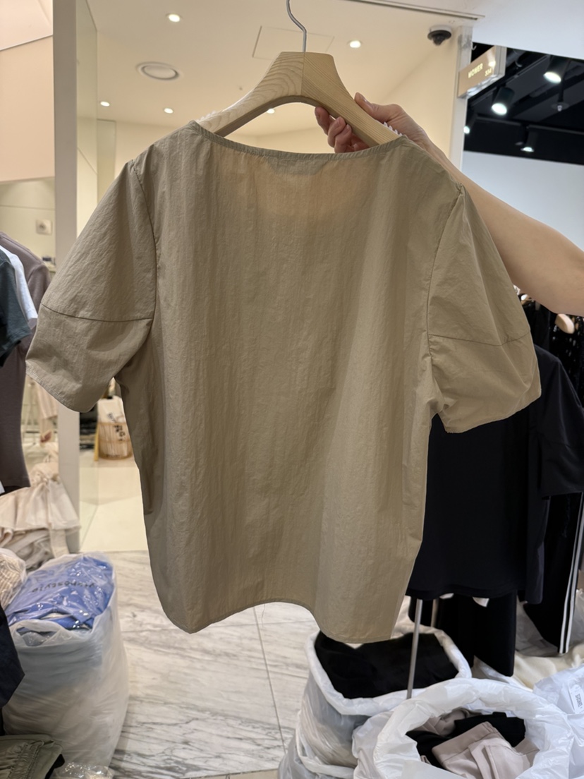 YIKHO STYLE韓國直郵㊣女裝新款休閑人氣時尚25春夏襯衫蕾絲衫YIKHO STYLE襯衫/蕾絲衫