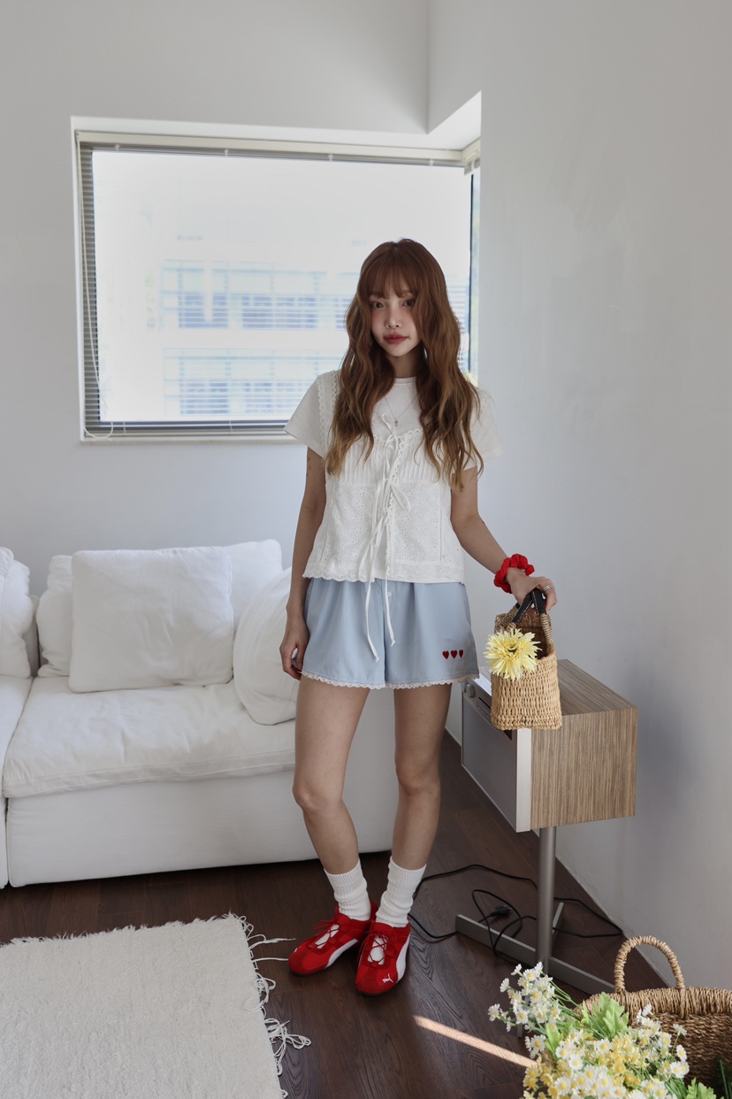 OURWAVE/OUR ROOM韓國直郵㊣女裝新款推薦吊帶背心荷葉邊Our Wave/Our Room吊帶/背心