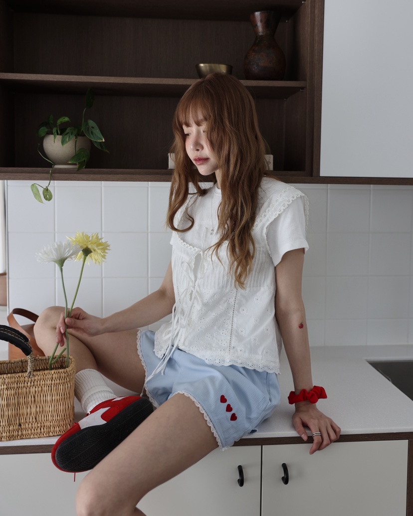 OURWAVE/OUR ROOM韓國直郵㊣女裝新款推薦吊帶背心荷葉邊Our Wave/Our Room吊帶/背心