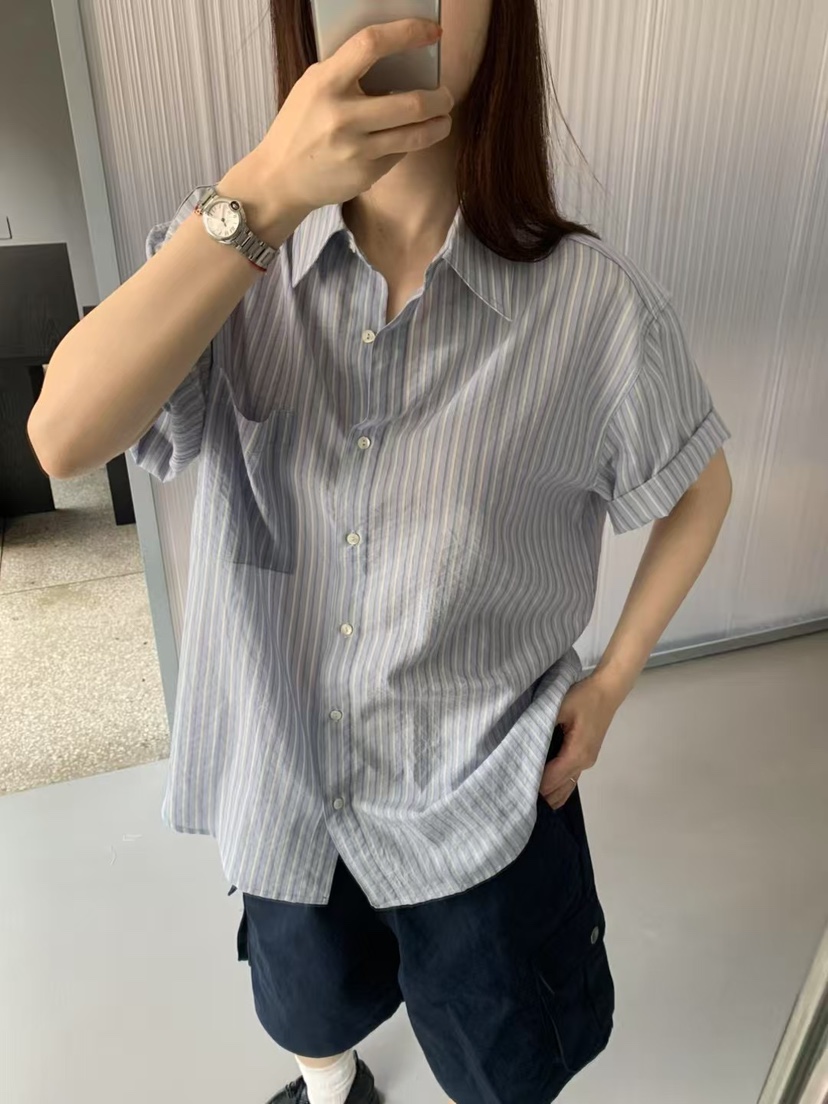 TAF韓國直郵㊣東大門實拍女裝新款人氣休閑推薦時尚襯衫蕾絲衫TAF襯衫/蕾絲衫