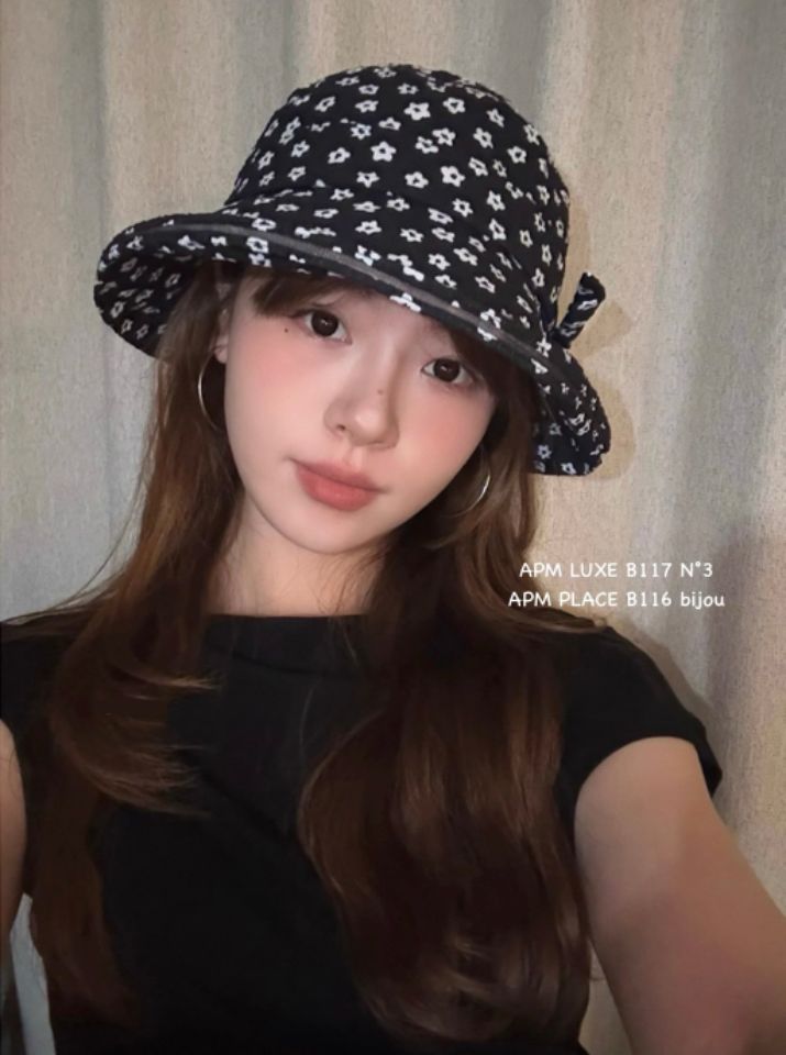N3韓國㊣直郵東大門代購女裝新品人氣推薦時尚25春夏帽子漁夫帽N3帽子
