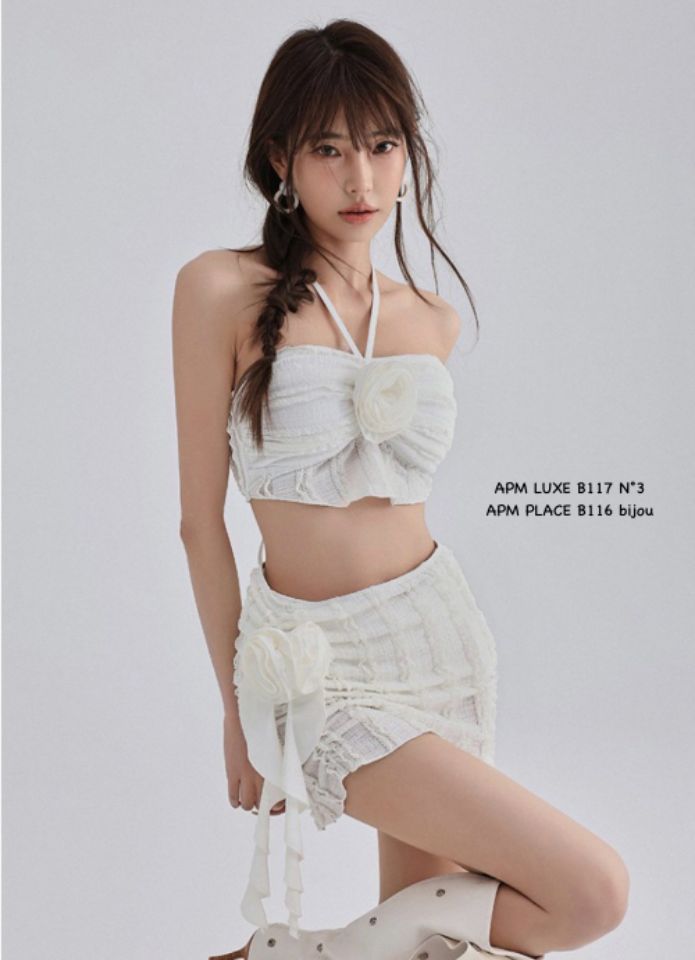 N3直郵韓國代購㊣女裝新品休閑25春夏推薦人氣時尚熱賣泳裝N3泳裝圖色2