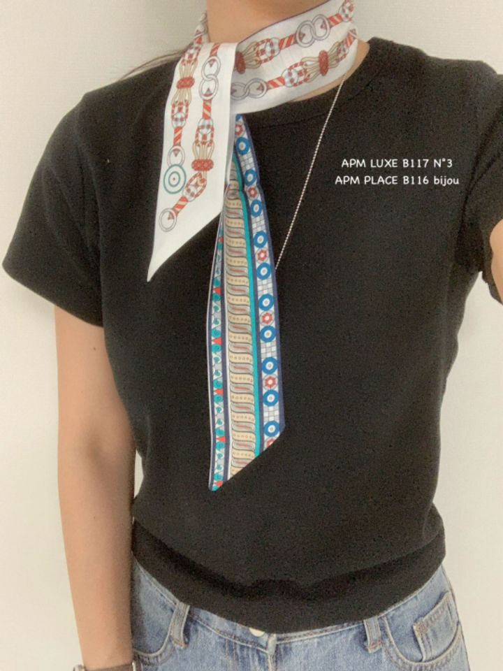 N3韓國直郵㊣女裝新款休閑25春夏熱賣推薦人氣圍巾披肩絲綢N3圍巾/披肩