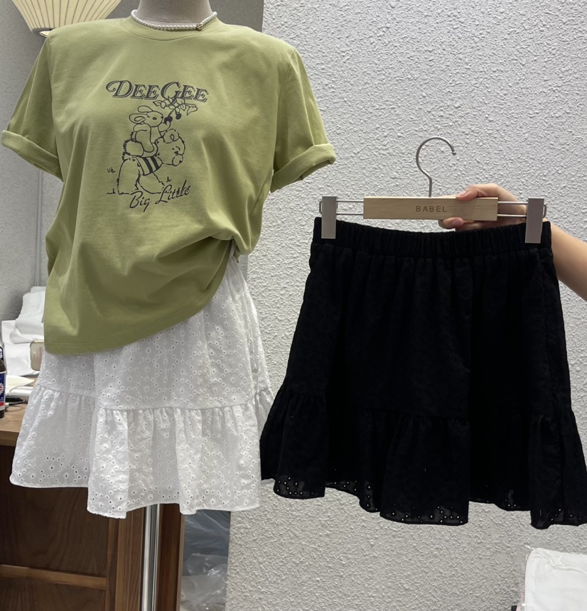 BABEL韓國直郵㊣東大門實拍女裝新品休閑推薦人氣25春夏短裙BABEL短裙