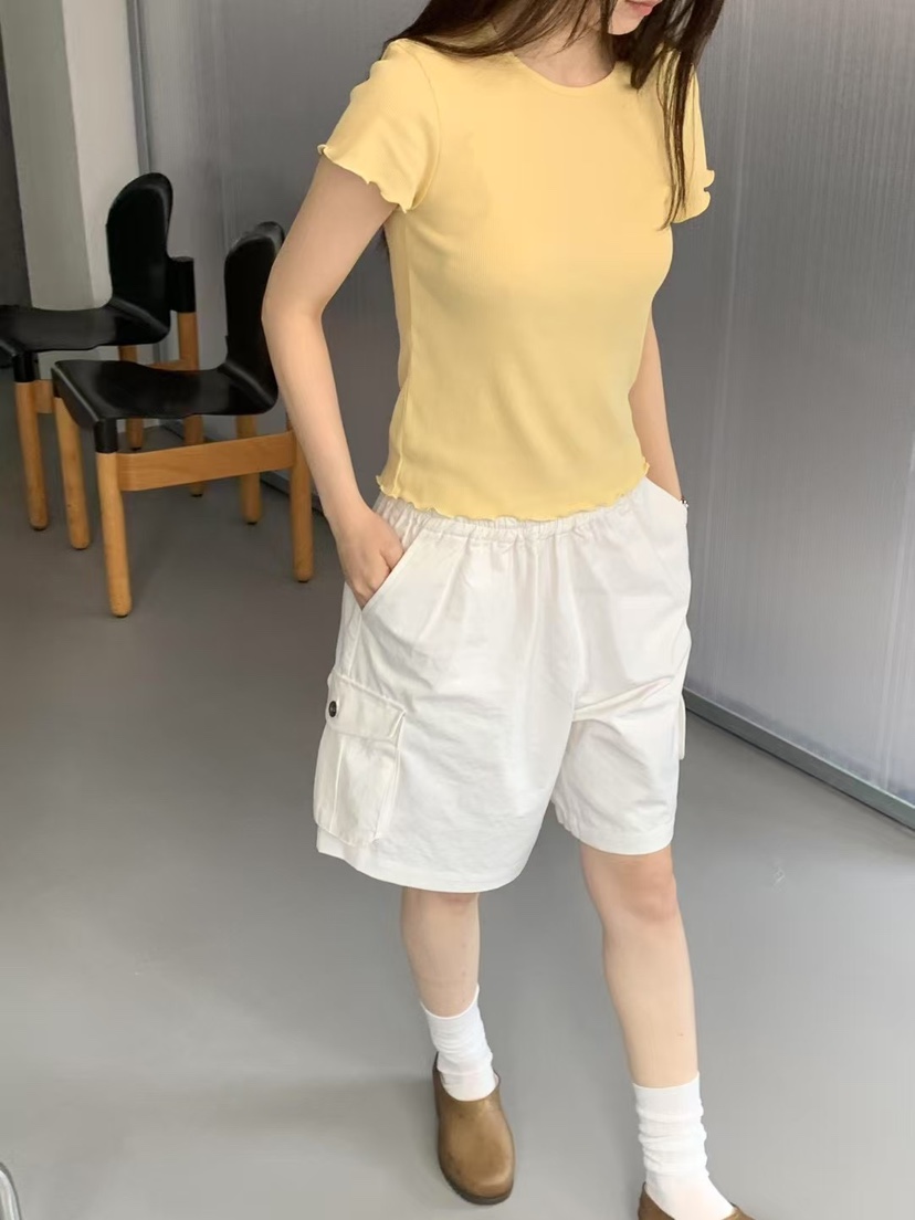 TAF韓國直郵㊣女裝新款時尚人氣推薦熱賣休閑25春夏T恤TAFT恤