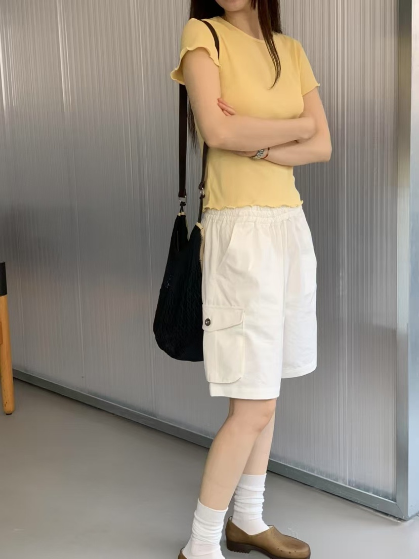 TAF韓國直郵㊣女裝新款時尚人氣推薦熱賣休閑25春夏T恤TAFT恤