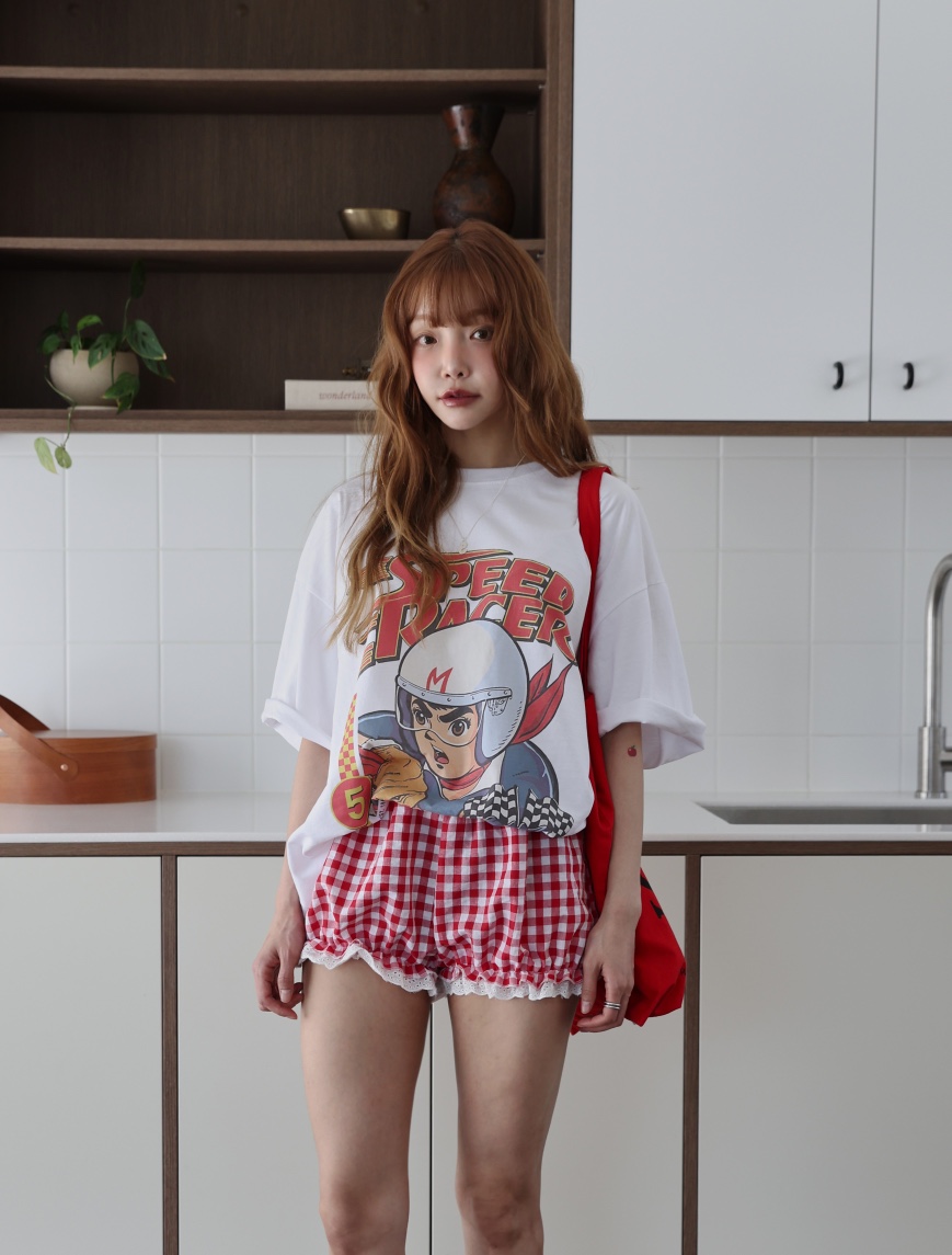 OURWAVE/OUR ROOM直郵韓國代購㊣女裝新款25春夏人氣熱賣T恤Our Wave/Our RoomT恤