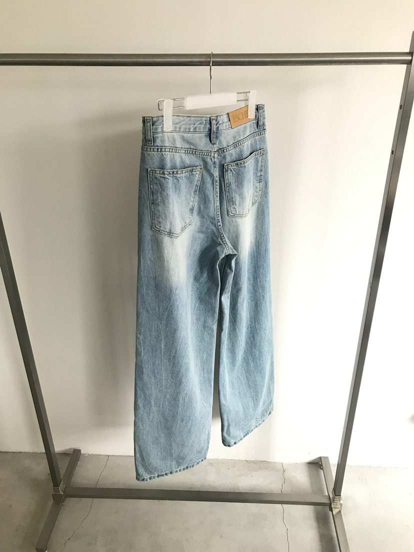ESCHER韓國直郵㊣東大門實拍女裝新品推薦25春夏熱賣牛仔褲ESCHER牛仔褲