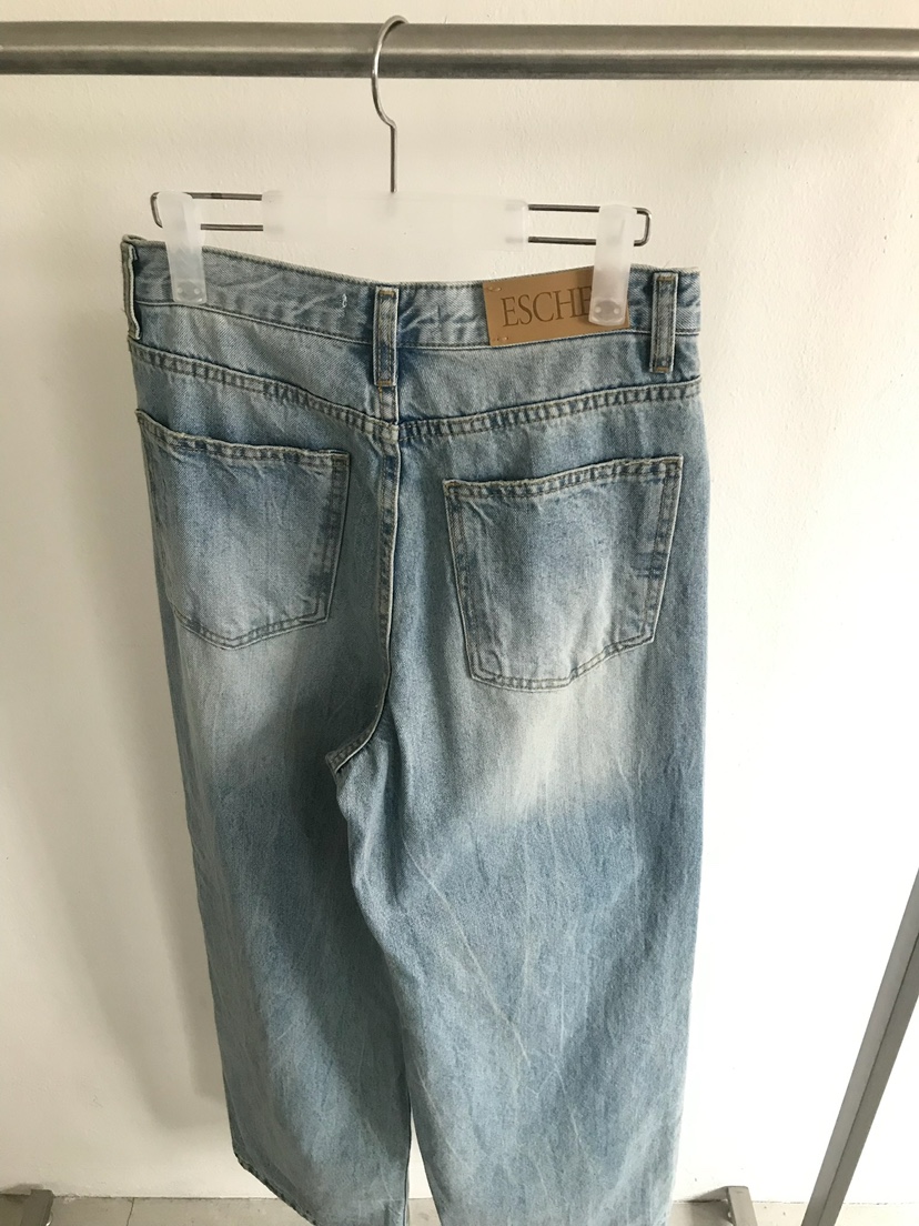 ESCHER韓國直郵㊣東大門實拍女裝新品推薦25春夏熱賣牛仔褲ESCHER牛仔褲