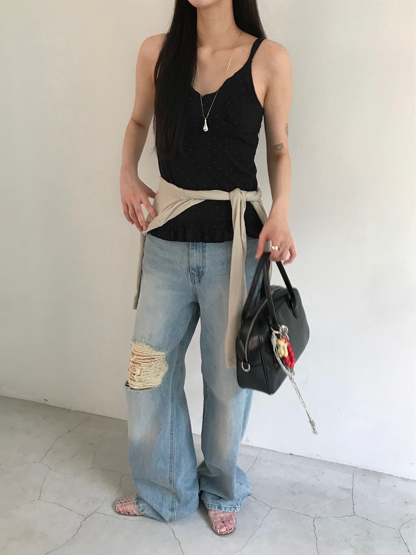 ESCHER韓國直郵㊣東大門實拍女裝新品推薦25春夏熱賣牛仔褲ESCHER牛仔褲