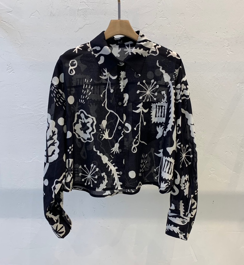 THE SIL韓國㊣直郵東大門代購女裝新品25春夏休閑襯衫蕾絲衫THE SIL/1 2ILLY襯衫/蕾絲衫圖色2