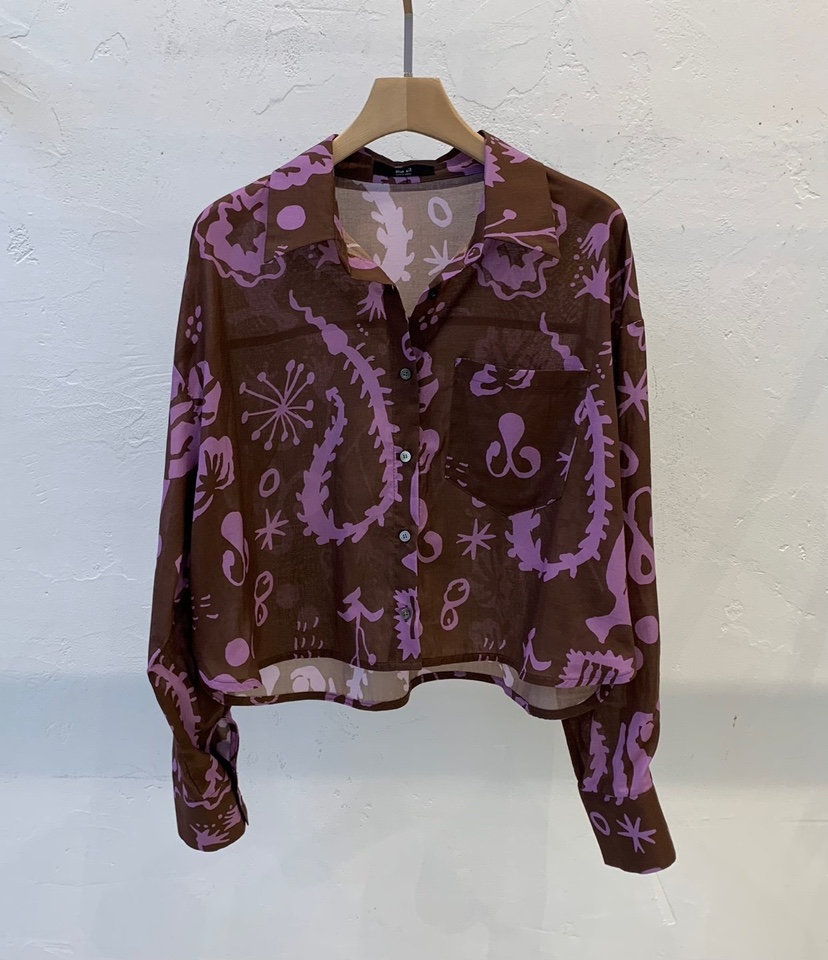 THE SIL韓國㊣直郵東大門代購女裝新品25春夏休閑襯衫蕾絲衫THE SIL/1 2ILLY襯衫/蕾絲衫圖色3