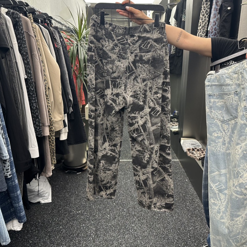 NUEUN直郵韓國代購㊣女裝新品推薦時尚25春夏人氣休閑牛仔褲NUEUN/SEEOT牛仔褲