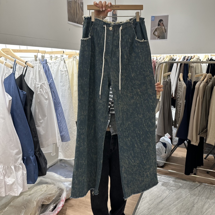 FLIPAR直郵韓國代購㊣女裝新品休閑熱賣時尚25春夏人氣牛仔褲FLIPAR牛仔褲圖色2