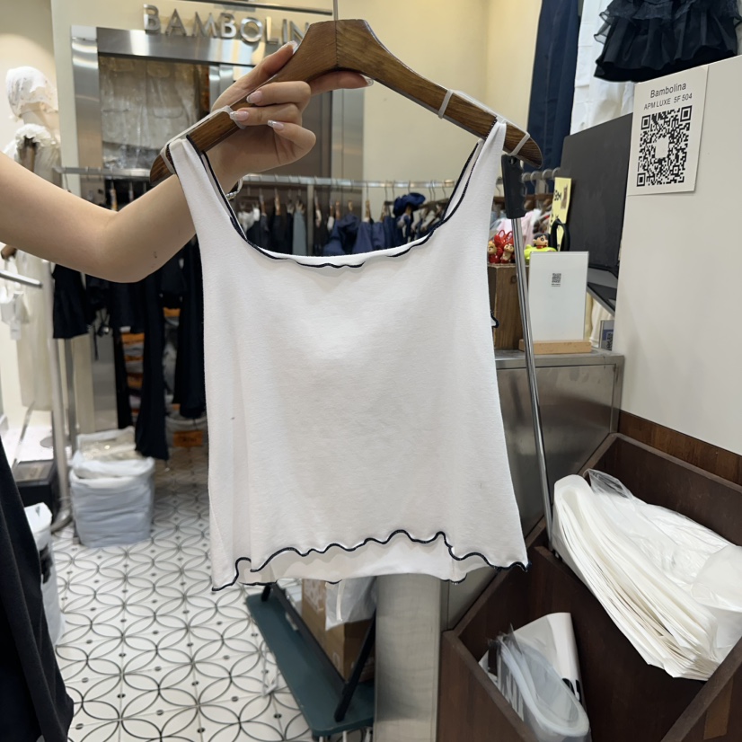 BAMBOLINA韓國㊣直郵東大門代購女裝新款推薦人氣25春夏吊帶背心BAMBOLINA吊帶/背心