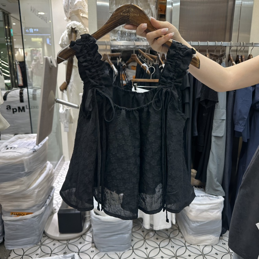 BAMBOLINA韓國直郵㊣女裝新品休閑25春夏熱賣推薦時尚吊帶背心BAMBOLINA吊帶/背心圖色2