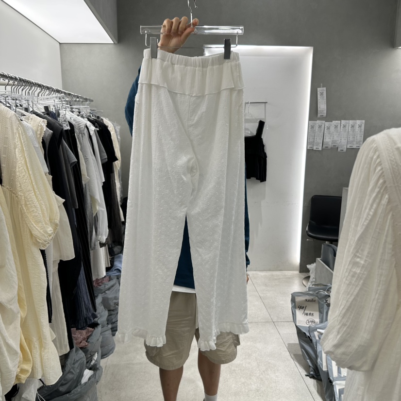 ANDE韓國直郵㊣東大門實拍女裝新品時尚熱賣25春夏休閑休閑褲ANDE休閑褲