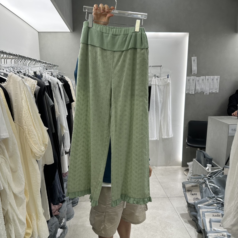 ANDE韓國直郵㊣東大門實拍女裝新品時尚熱賣25春夏休閑休閑褲ANDE休閑褲圖色2