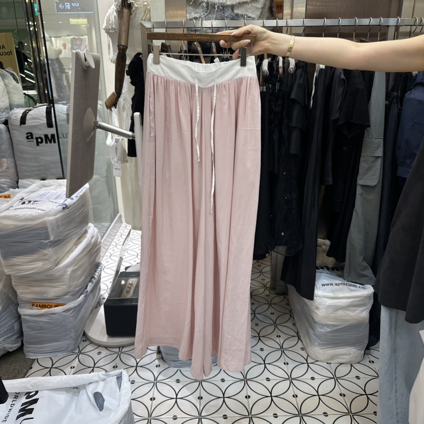 BAMBOLINA直郵韓國代購㊣女裝新品人氣推薦熱賣休閑25春夏休閑褲BAMBOLINA休閑褲圖色3