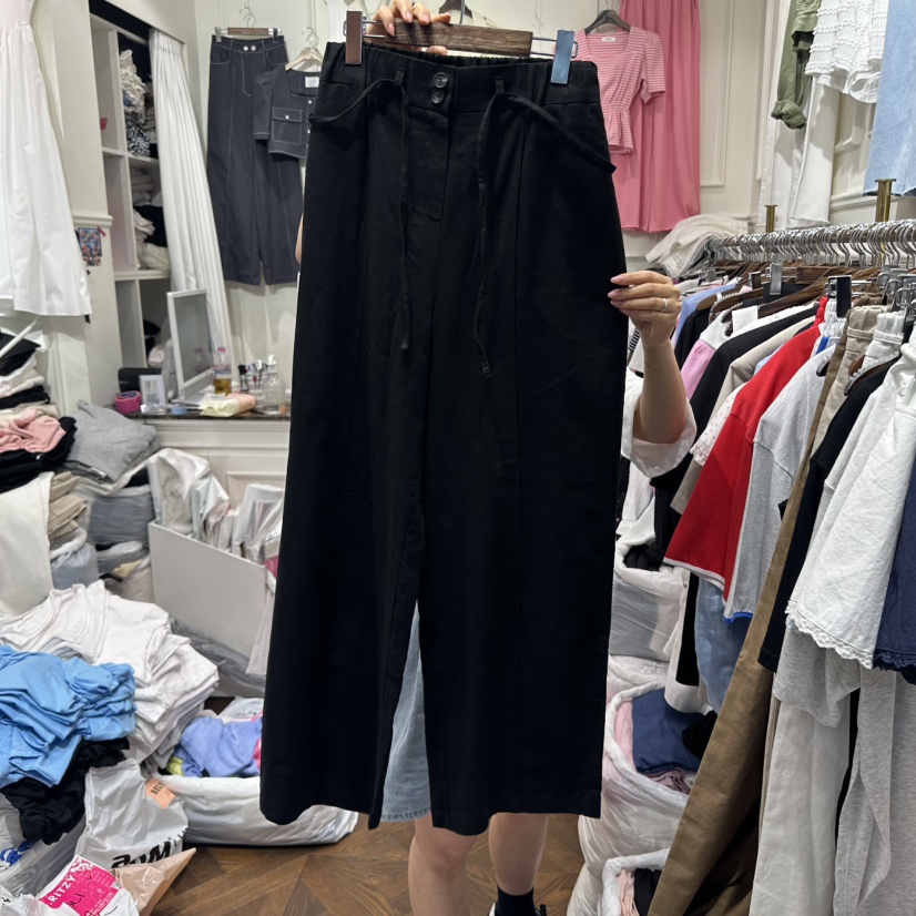 J.RITZY直郵韓國代購㊣女裝新款時尚休閑25春夏休閑褲亞麻J.RITZY休閑褲圖色4