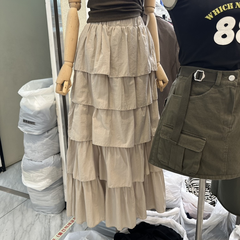 MAGOT韓國直郵㊣東大門實拍女裝新品25春夏時尚熱賣人氣長裙IIIΛGOT/MAGOT長裙