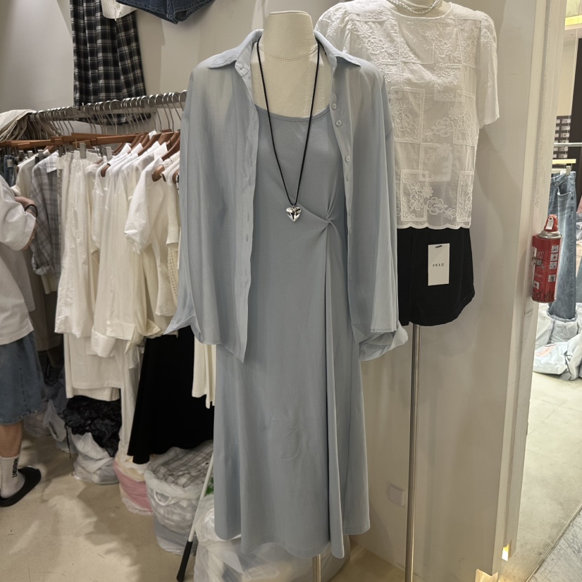 MELO韓國直郵㊣女裝新品熱賣休閑推薦時尚襯衫蕾絲衫不含裙MELO襯衫/蕾絲衫