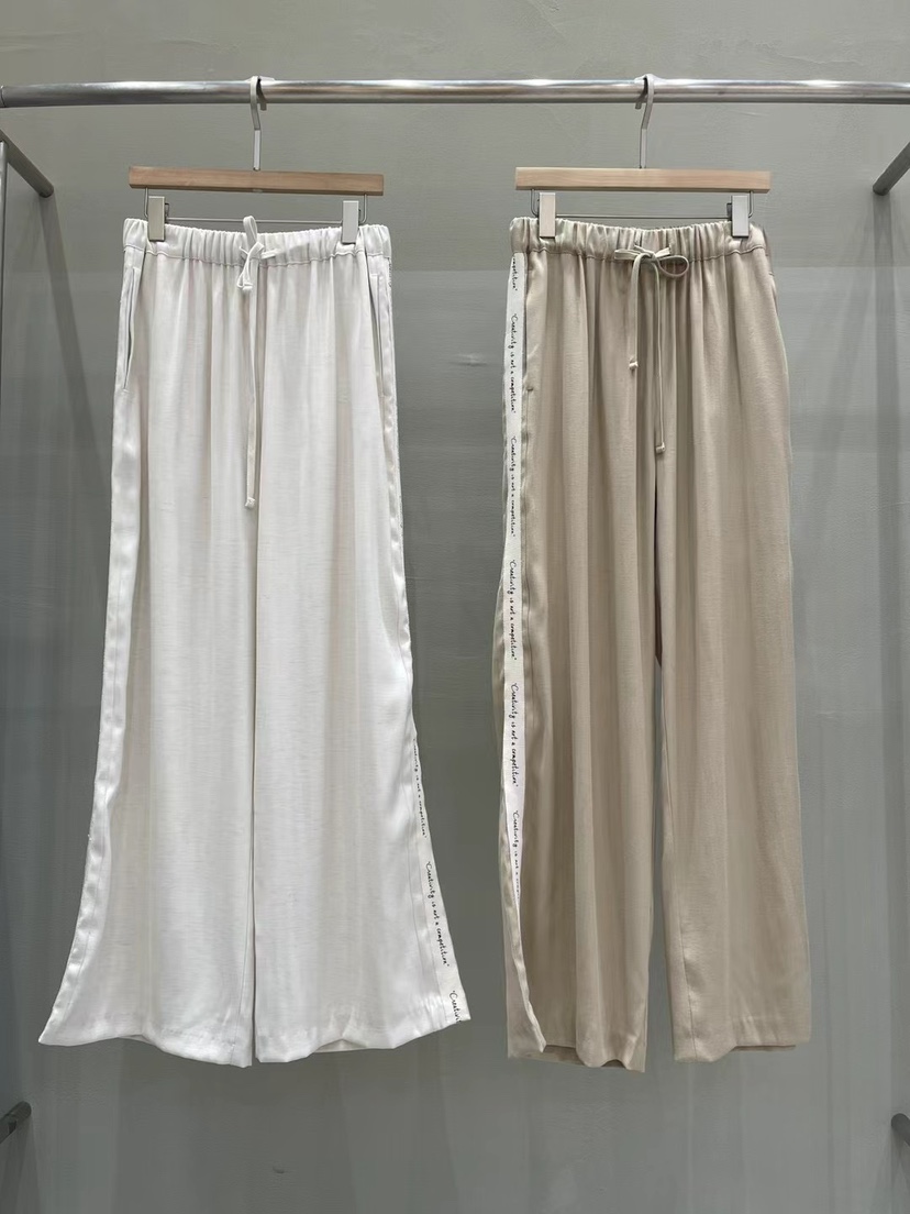 MU i韓國直郵㊣東大門實拍女裝新款推薦25春夏熱賣時尚休閑褲Mu:i-Q休閑褲