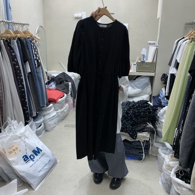 BREEZE韓國㊣直郵東大門代購女裝新款熱賣推薦連衣裙泡泡袖BREEZE連衣裙圖色2