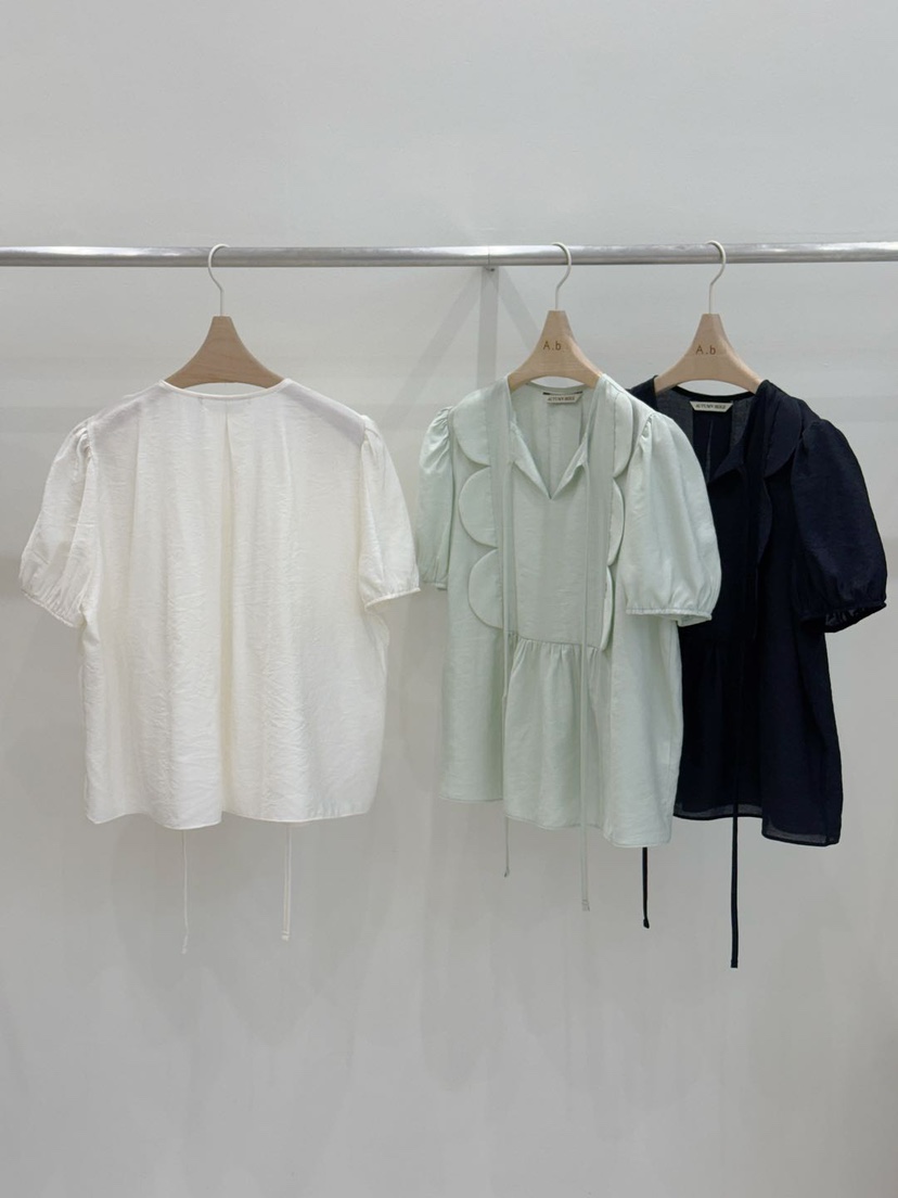 AUTUMN BEIGE PLUS韓國㊣直郵東大門代購女裝新款推薦襯衫蕾絲衫A.b/AUTUMN BEIGE襯衫/蕾絲衫