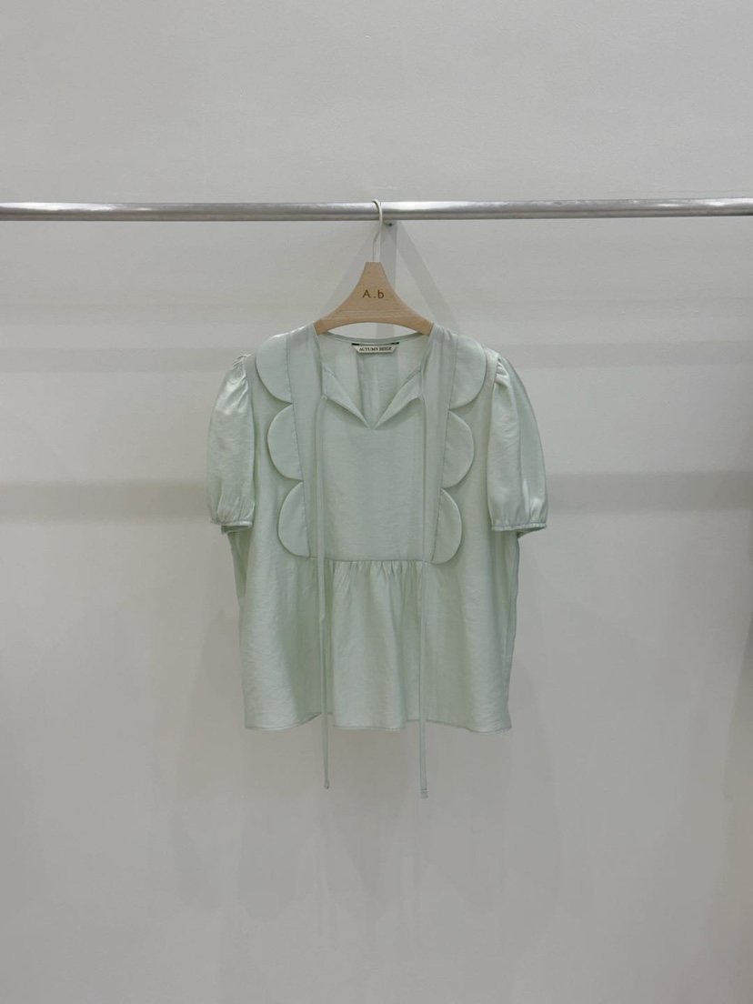 AUTUMN BEIGE PLUS韓國㊣直郵東大門代購女裝新款推薦襯衫蕾絲衫A.b/AUTUMN BEIGE襯衫/蕾絲衫圖色1