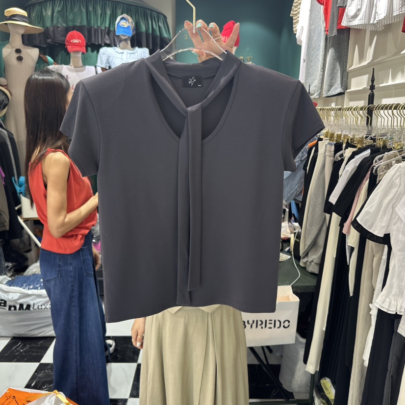 3COLOR(此品牌名稱會遭售假投訴,建議淘寶店鋪商品名稱中不要使用)韓國㊣直郵東大門代購女裝新款時尚T恤Three colorT恤圖色4