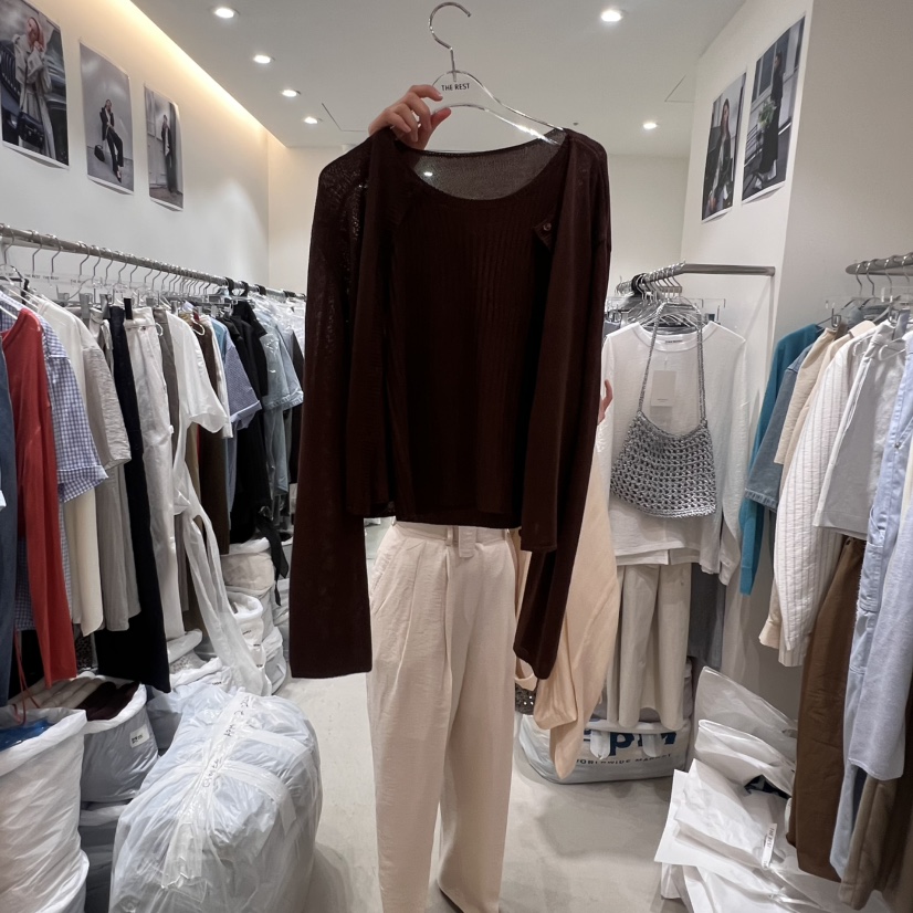 THE REST直郵韓國代購㊣女裝新品25春夏人氣休閑熱賣套裝套裝THE REST/UNNOEUD套裝圖色3